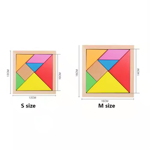 Set <span class=keywords><strong>di</strong></span> Puzzle Tangram in Legno per Bambini, Gioco Creativo <span class=keywords><strong>di</strong></span> Abbinamento Forme, Giocattolo Educativo per l'<span class=keywords><strong>Apprendimento</strong></span> Precoce e la Risoluzione dei <span class=keywords><strong>Problemi</strong></span> - Product Image 6