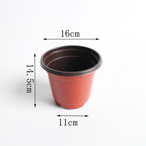 Pots de pépinière en PP fins et souples de 16 cm (160 mm) à prix abordable <span class=keywords><strong>pour</strong></span> le démarrage des <span class=keywords><strong>semis</strong></span> - Product Image 2