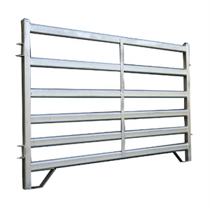 Valla de seguridad para ganado, <span class=keywords><strong>corral</strong></span> para caballos, cerca de patio con agujero cuadrado, marco de acero, acabado por inmersión en caliente, enrejado para ganado, recinto de granja - Product Image 5