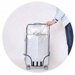 Wholesale Custom 20 Inch PVC Transparent Stretch Luggage Bag Cover Protection Luggage Suitcase Cover <b>Protector</b> - Product Image 5