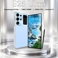 Ponsel Terbaru 2026 S25 Ultra 5G 16GB 1TB Memori Internal 4K HD untuk Produsen Grosir