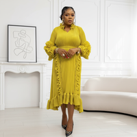Nouvelle Robe Longue Plissée Miyake, Style Export, Ornée de Fleurs Façon Manivelle, Tendance Grande Taille, Abaya Femme