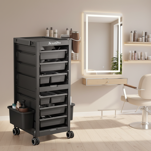 Modern Plastic Hair Salon Locker & <b>Tool</b> Storage <b>Cart</b> Similar to <b>for</b> Lisboa Design Perm Dyeing <b>Tool</b> <b>Cart</b> - Product Image 3