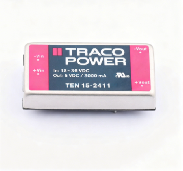 TEN 15-2411 Isolated DC-DC Converter 15W 18-36V Input 5V 3A Through Hole Power Module