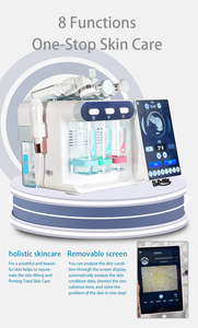 Nouvelle vente flash : Appareil de beauté pour le soin du visage 8 en 1, fortement recommandé, aspirateur pour points noirs, analyseur de peau, machine de rajeunissement cutané - Product Image 5