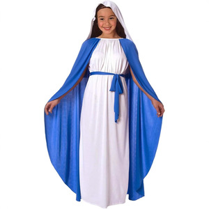 <span class=keywords><strong>Costume</strong></span> da Cosplay della Vergine Maria per Uomini e Donne, <span class=keywords><strong>Costume</strong></span> da Suora Romana Greca, Abito da Cosplay della Vergine Maria per Ragazzi e Ragazze, Veste per Halloween - Product Image 5
