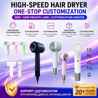 Secador de Pelo de Alta Velocidad con Protección Contra Daños por Calor e Iones Negativos, Secador de Pelo Portátil de Alta Potencia para el Cuidado del Cabello