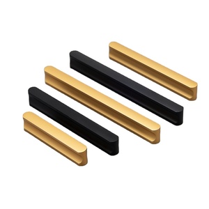 Poignée de porte coulissante en alliage d'aluminium pour armoire, modèle unique, grande taille, pour armoire de garde-robe, vente en gros, nouveauté - Product Image 4