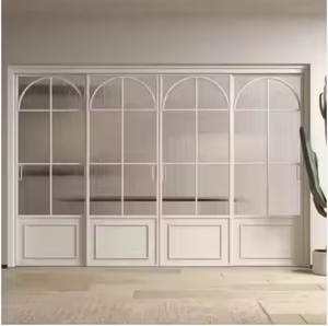 Porte française en acier personnalisée avec système <span class=keywords><strong>de</strong></span> verrouillage <span class=keywords><strong>de</strong></span> sécurité amélioré pour l'intérieur haut <span class=keywords><strong>de</strong></span> gamme des résidences sécurisées - Product Image 4