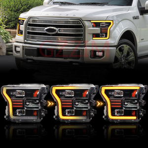 Plug and Play phare Led phare avant phares assemblage de lampe avant adapté pour <span class=keywords><strong>Ford</strong></span> F - 150 Raptor <span class=keywords><strong>F150</strong></span> 2015-2020 - Product Image 3