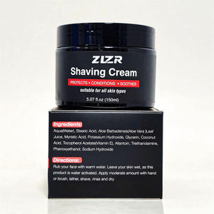 Crème à raser bio ZLZR pour hommes, protège contre les irritations et les brûlures de rasoir - Product Image 1