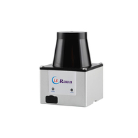 Radar laser de sécurité industriel LE Raun (Série LE-M10) AGV, détection 25 mètres, 9-30V DC, certifié CE/FCC/RoHS, alarme configurable