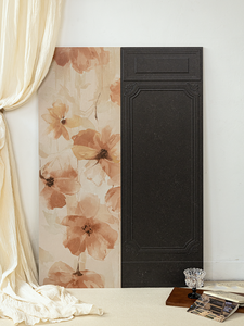 Carreaux muraux vintage français en tissu <span class=keywords><strong>Hygeia</strong></span> noir 400x1200 pour salle de bain, douche, cuisine, murs d'accentuation B&B. - Product Image 2