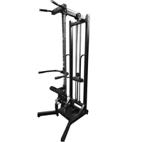 Máquina Multifunción de Polea Vertical para Ejercicios de Tracción, Entrenador de Cables de Pie, Estructura de Acero Reforzada, Estación de Entrenamiento para el Hogar