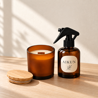 AIKUN – Vente directe usine – Ensemble diffuseur à bâtonnets et bougie parfumée de luxe personnalisé pour la maison
