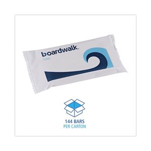 Boardwalk BWKNO3SOAP # Savon pour le visage et le corps à la fragrance florale, 3 barres, emballé dans du papier (144/carton) - Mini kit de voyage - Product Image 1