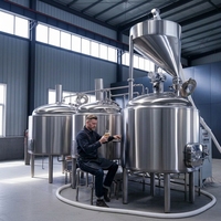 Machine de Fermentation Hermann 5000L pour Ligne de Production de Bière, Comprend un Réservoir sous Pression Alco de 5000L, Composants Essentiels, 220V/380V, Garantie 4 Ans