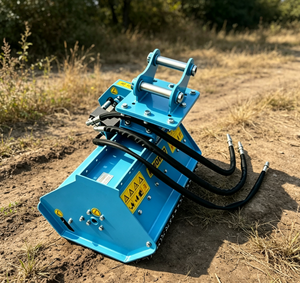 Desbrozadora <span class=keywords><strong>de</strong></span> martillos hidráulica <span class=keywords><strong>para</strong></span> excavadora, trituradora forestal, cortadora <span class=keywords><strong>de</strong></span> césped y setos <span class=keywords><strong>de</strong></span> gran ancho <span class=keywords><strong>para</strong></span> <span class=keywords><strong>tractor</strong></span> o cargadora - Product Image 4