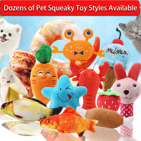 Pluche piepende hondenspeelgoed fruit cartoon dieren touwspeelgoed voor katten en honden
