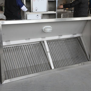 एयर कंडीशनिंग और वेंटिलेशन सिस्टम स्टेनलेस स्टील वाणिज्यिक रसोई हुड कस्टम निकास हुड - Product Image 2