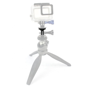 Takenoken 1/4 Inch Nhôm Mini <span class=keywords><strong>Tripod</strong></span> Núi <span class=keywords><strong>Adapter</strong></span> Đi Pro Phụ Kiện Cho Hành Động Máy Ảnh Video Chụp Anh Hùng Cho <span class=keywords><strong>Xiaomi</strong></span> Yi 4K - Product Image 5