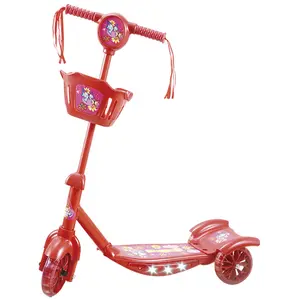 Atacado de fábrica scooter de brinquedo do bebê com música e luz crianças barata 3 roda crianças scooter
