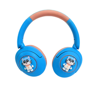 Casque intelligent sans fil, écouteurs sportifs et casque supra-auriculaire, casque capsule mignon de couleur macaron pour enfants