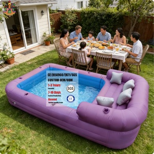 Instalaciones Inflables <span class=keywords><strong>de</strong></span> Entretenimiento Acuático Hechas <span class=keywords><strong>de</strong></span> PVC con una Gran Capacidad para Más <span class=keywords><strong>de</strong></span> 10 Personas, <span class=keywords><strong>Alquiler</strong></span> para Fiestas Familiares - Product Image 4