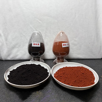Poudre de pigment inorganique d'oxyde de fer pour système de revêtement mural extérieur EIFS, haute adhérence, résistant à la décoloration, pigments pour cuir et bâtiment