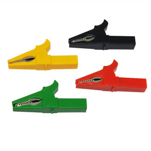 Pince crocodile 32A 55 mm isolée en plastique avec fiche banane 4 mm pour test de sécurité - Product Image 4