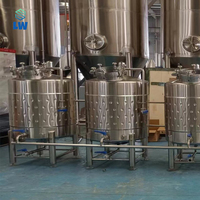 Réservoir de fermentation de brassage de bière en acier inoxydable 500l 1000l 2000l 304 316