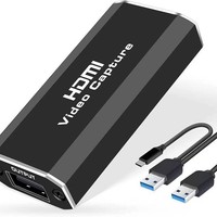 Carte de capture vidéo 4K Hardrock WS-02 en métal avec connexions HDMI et USB, moule privé, certifiée ROHS/FCC/CE