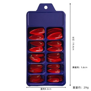 BIN Private Label 120 pièces/boîte rose Stiletto faux ongles XXL <span class=keywords><strong>pas</strong></span> <span class=keywords><strong>cher</strong></span> presse sur les ongles - Product Image 3