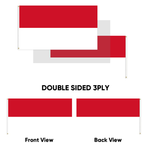 Venta al por mayor 3x5ft Indonesia banderas 68D/100D poliéster Personalizar todas las naciones envío rápido Proveedor confiable entrega rápida - Product Image 4