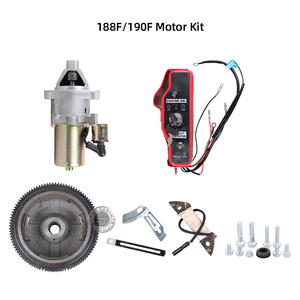 Parti per Motori a Benzina - Kit di Conversione per Avviamento Elettrico per 168F, 170, <span class=keywords><strong>188</strong></span>, GX160, 390 - Set Completo di Accessori per Avviamento Elettrico - Product Image 2