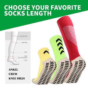 Hot Bán Biểu Tượng Tùy Chỉnh Bóng Đá Vớ Người Đàn Ông Tùy Chỉnh Chống Trượt Grip Vớ Tùy Chỉnh Thể Thao Bóng Đá Vớ Với Thiết Kế Logo - Product Image 3