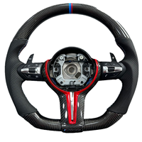 Volant en fibre de carbone avec écran LED et revêtement en cuir pour BMW Série 3 M2 M3 M4 M340i G20 G30 G21 G23 G26 G80 G82 G87 G05 G16