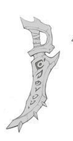 Pendentif en acier inoxydable en forme de poignard incurvé, mini-collier sabre scimitar, breloque pour homme et femme, amulette gothique, cadeau