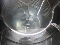 Mélangeur agitateur pneumatique pour fûts de colle liquide (GPL) avec cœur à engrenages en acier inoxydable SUS304, qualité chimique et alimentaire
