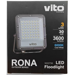 Projecteur LED Vito 30W 6000K 3600lm IP65 Lumière Froide Éclairage Extérieur - Product Image 2