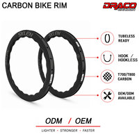 Jantes de vélo en carbone haute performance conçues pour les riders BMX, jantes de vélo en carbone BMX de 20 pouces