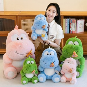 Poupée dinosaure super douce en peluche adorable animal en peluche vert bleu rose Dino jouet enfants brodé bébé câlin sommeil oreiller anniversaire - Product Image 1
