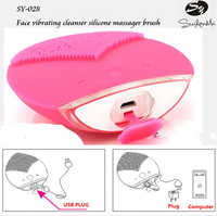 Brosse nettoyante électrique portable en silicone étanche pour le visage – Nettoyage en profondeur et exfoliation