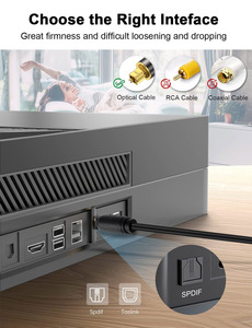 Cable de audio de fibra óptica digital Toslink SPDIF Dolby 7,1 Soundbar 5,1 cable óptico Toslink para barra de sonido HI-FI HomeTheater PS4 - Product Image 4