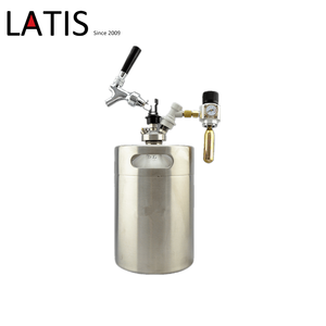 5 litres mini growler bière keg distributeur avec robinet - Product Image 5