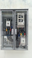Boîtier de compteur électrique basse tension en ABS et PC, conception à insertion de carte, fenêtre d'inspection transparente, étanchéité IP34D, tuyau coudé