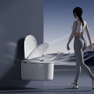 Inodoro <span class=keywords><strong>de</strong></span> Wc alargado abierto automático Sensor táctil <span class=keywords><strong>de</strong></span> pie eléctrico Inodoros <span class=keywords><strong>de</strong></span> bidé inteligentes con control remoto - Product Image 6