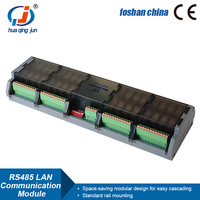 Huaqingjun Module de relais Ethernet RS485 32 canaux Modbus RTU/TCP Modules de relais RJ45 télécommandés pour maison intelligente