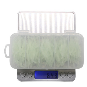 เหยื่อล่อไต้หวันไส้เดือนแดงอ่อนขนาด3.7ซม. เหยื่อตกปลาบรรจุกล่อง200ชิ้นน่าดึงดูดสำหรับปลาคาร์พ - Product Image 3