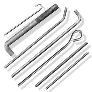 สลักเกลียวยึด M8 M10 <span class=keywords><strong>M12</strong></span> M16 M24 เกรด 10.9 5.8 6.8 8 <span class=keywords><strong>ขนาด</strong></span>รู F1554 เกรด 36 55 105 - Product Image 6